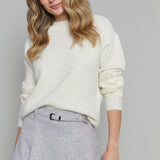 Lillian Embroidered Floral Applique Sweater