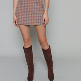 Kiya Striped Mini Skort