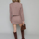 Kiya Striped Mini Skort