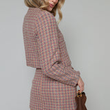 Priscilla Striped Cropped Jacket