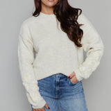 Lillian Embroidered Floral Applique Sweater