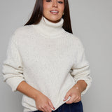 Rochelle Speckled Turtleneck Sweater