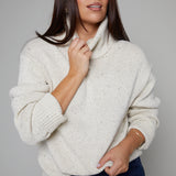 Rochelle Speckled Turtleneck Sweater