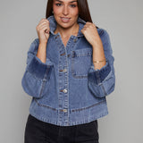 Lacey Denim Overshirt