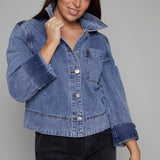 Lacey Denim Overshirt