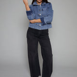 Lacey Denim Overshirt