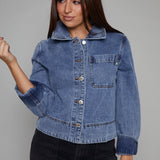 Lacey Denim Overshirt