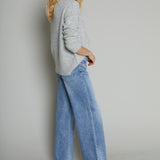 Jenna Low Slung Palazzo Jeans - Runyon