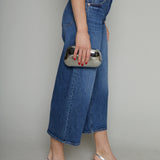 Athena Cropped Wide Leg Jeans - District