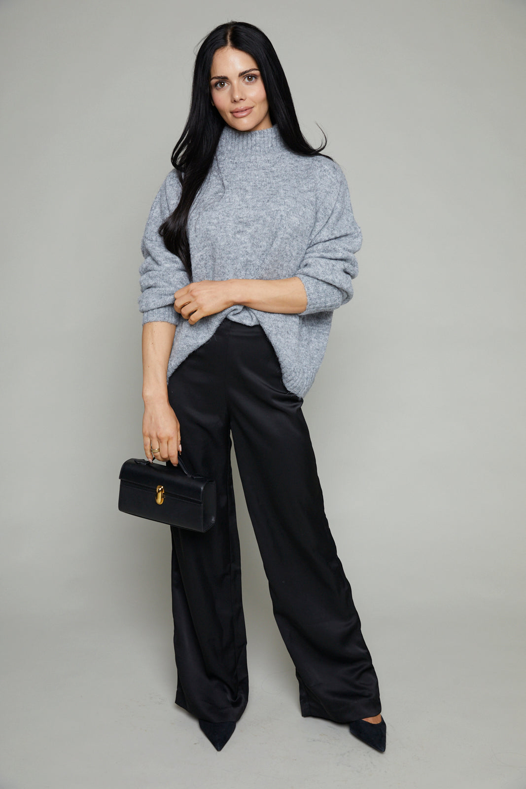 Yasmin Satin Wide Leg Pants