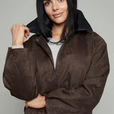Juliet Suede Bomber Jacket