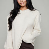 Cheryl Oversized Longline Sweater - Frosted Pearl