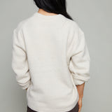 Cheryl Oversized Longline Sweater - Frosted Pearl