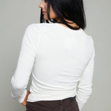 Audrey Second Skin Rib Top