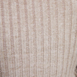 Alice Rib Mock Neck Top - Heather Ash