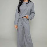 Bobby Sweatshirt Knit Sweater - Heather Grey