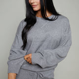 Bobby Sweatshirt Knit Sweater - Heather Grey