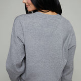 Bobby Sweatshirt Knit Sweater - Heather Grey