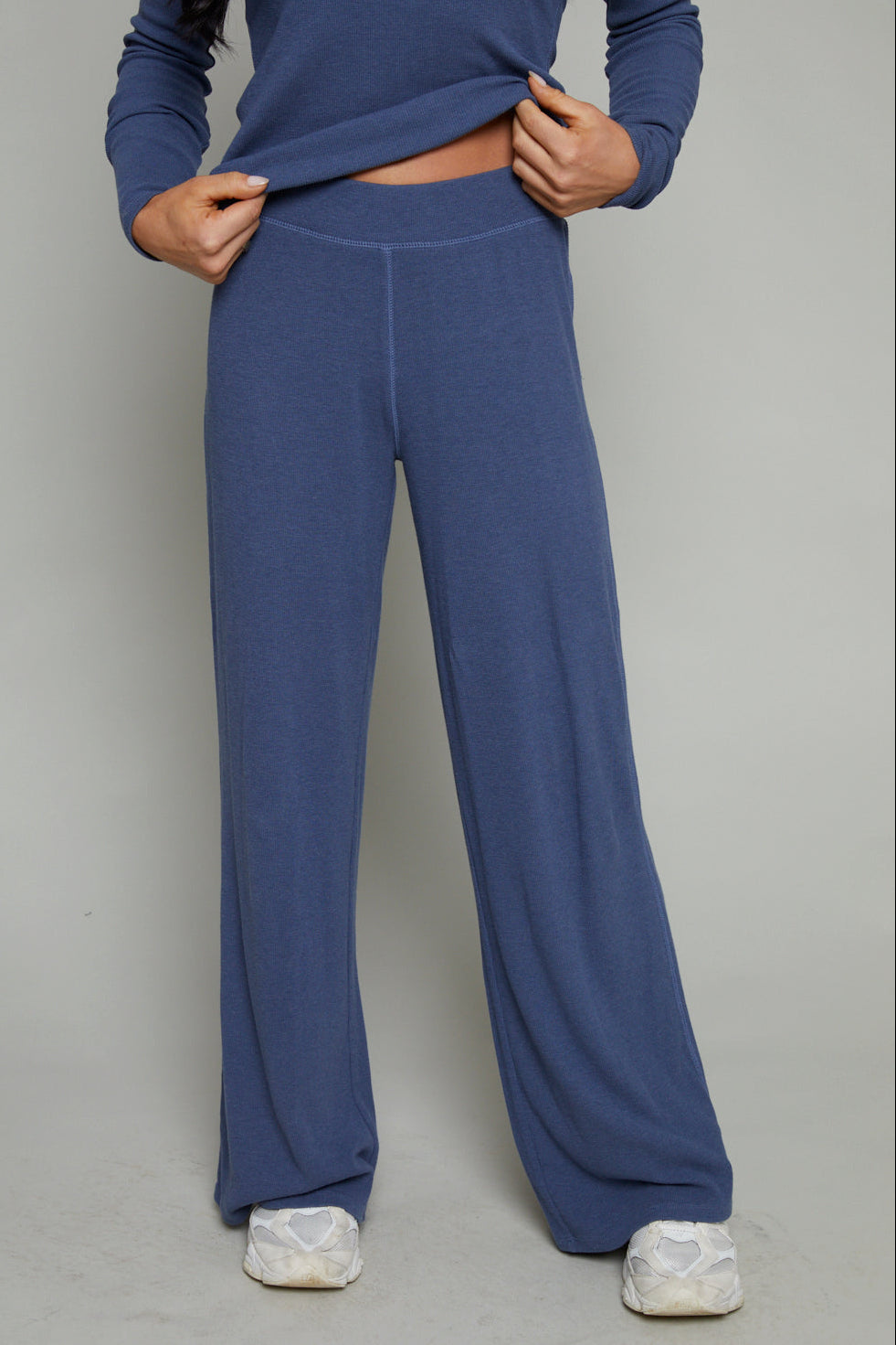 Flores Slub Ribbed Pant