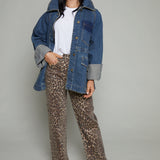 Kelsey Cinched Waist Denim Jacket