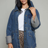 Kelsey Cinched Waist Denim Jacket