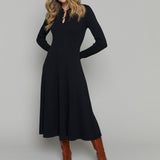 Winnie Ribbed Sweater Midi Dress