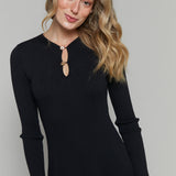Winnie Ribbed Sweater Midi Dress