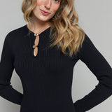 Winnie Ribbed Sweater Midi Dress
