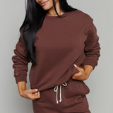 Jett Classic Boyfriend Sweatshirt - Sandalwood