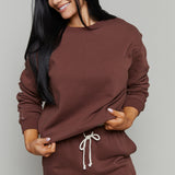 Rachelle Fleece Boyfriend Joggers - Sandalwood