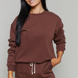 Jett Classic Boyfriend Sweatshirt - Sandalwood