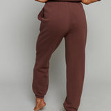 Rachelle Fleece Boyfriend Joggers - Sandalwood