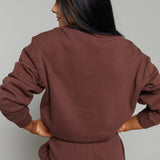 Jett Classic Boyfriend Sweatshirt - Sandalwood