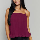 Malea Pleated Trapeze Top