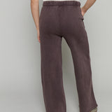 Bennett Cotton French Terry Sweatpants - Chocolate Cherry