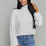 Vienna Funnel Neck Sweater - Turtle Dove