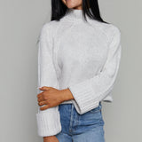 Vienna Funnel Neck Sweater - Turtle Dove