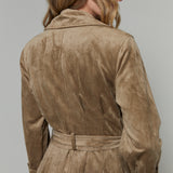 Jojo Suede Trench Coat