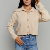 Ariel Collared Cardigan