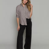 Veda Plaid Flannel Button Up