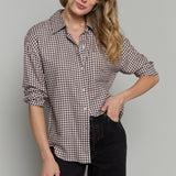 Veda Plaid Flannel Button Up
