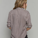 Veda Plaid Flannel Button Up