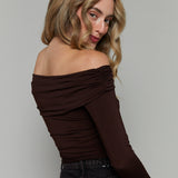 Rory Ruched Off The Shoulder Top