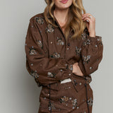 Kellie Floral Embellished Woven Jacket