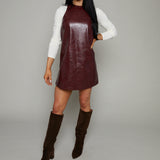Valencia Faux Leather Mini Dress
