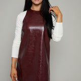 Valencia Faux Leather Mini Dress