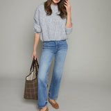Mae Terry Knit Sweater - Grey