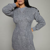 Rylan Cinched Waist Sweater Dress