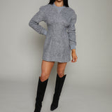 Rylan Cinched Waist Sweater Dress