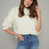 Mae Terry Knit Sweater - Cream
